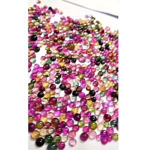 ทัวร์มาลีนธรรมชาติหลายแบบ2541ชิ้น6x4 7x5 8x6มม. วงรี4 5 6มม. กลม Cabochon 1500 CTS ล็อตผลิตจากโรงงานผลิตคุณภาพดีราคาแท็กซี่ $1024 - Product Image 2