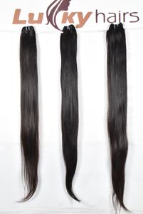 Extensions de cheveux humains de temple indien vierge brut couleur naturelle lâche vague profonde et styles afro vendeurs de ruban pré-collé - Product Image 4