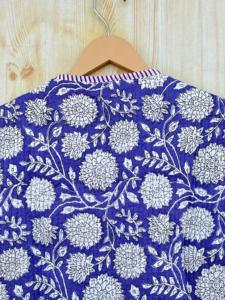 100% Cotton Handmade Bohemian Vest Coat Women Hippie Patchwork Burfi <b>Quilted</b> Knitted With Pockets - Product Image 2