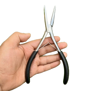Pinzas para Extensiones de Cabello de Acero Inoxidable IMANS ENTERPRISES Modelo IE-HX-0094 para Extensiones de Cabello Marca Privada Hecho en Pakistán - Product Image 1
