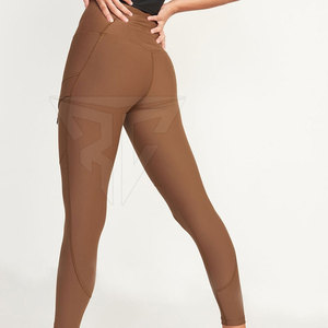 Pantalones de Yoga Active Fitness XXL para mujer, longitud media alta, estilo informal, Control de barriga, cintura elástica, malla Sexy con patrón sólido - Product Image 2