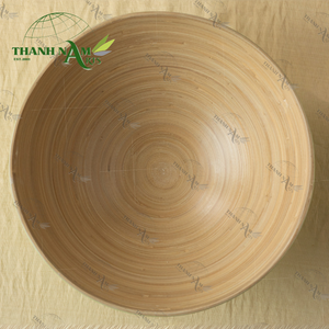 Ensaladera de bambú OEM personalizada, plato de servicio Natural ligero para pasta de frutas y verduras, recién llegado, uso de cocina ecológico - Product Image 4