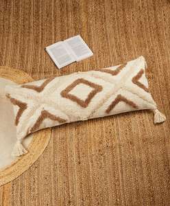 Luxe béni Boho extérieur lombaire taie d'oreiller vente chaude Unique tissé à la main décoratif jeter oreiller avec gland motif Vintage - Product Image 2