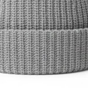 Bonnets pour hommes en gris à logo personnalisé très demandés pour l'hiver, style streetwear, bonnets en tricot confortables, style jacquard - Product Image 6