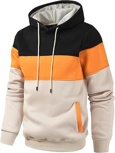 Sweat à capuche surdimensionné pour homme en coton épais de haute qualité, avec logo brodé, tissu polaire, plusieurs options de couleurs - Product Image 2