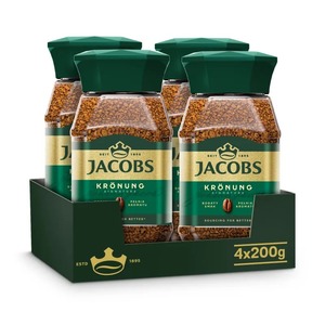 El tarro de café instantáneo Jacobs Kronung más vendido, mezcla alemana Premium de 47,5G, aroma rico, sabor suave, perfecto para el hogar y la Oficina - Product Image 6