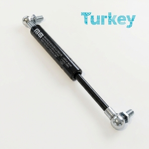 Resorte de Gas de Acero Negro MotionStruts LS06BJ-105-275-F1 15mm-6mm 275mm 10.83in 50N-400N para Muebles/Puertas de Armarios de Autocaravanas, Hecho en Turquía - Product Image 1