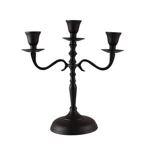 Candelabro de 3 Brazos para Fiestas de Cumpleaños, Decoración de Mesa Navideña, Candelabro de Metal para Portavelas, Decoración Navideña - Product Image 4