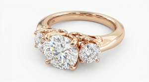 Anillo de Diamantes para Mujer, Corte Brillante Redondo, Joyería Clásica de Compromiso, Diamantes Cultivados en Laboratorio - Product Image 5