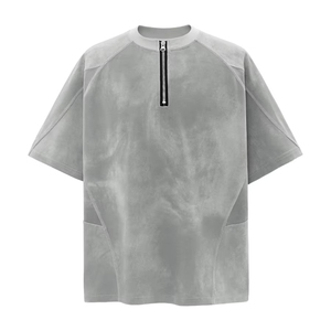 T-Shirt surdimensionné pour hommes de haute qualité personnalisé multicolore goutte épaule Style lavé 100% coton mode approvisionnement en gros - Product Image 1