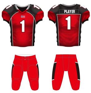 Último diseño personalizado OEM impresión hombres fútbol americano desgaste Jersey uniforme - Product Image 2