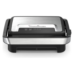 Parrilla Eléctrica Compacta Moulinex INICIO 1000W, Plateada y Negra, Modelo GI270D10 - Product Image 3