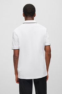 <b>Men</b> 100% Cotton Golf for Polo <b>T</b>-<b>Shirt</b> with shorts <b>Sleeves</b> Solid Color Polo <b>T</b> <b>Shirt</b> In <b>White</b> Color Polo <b>T</b> <b>Shirt</b> - Product Image 5