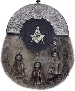 ONSTYLE SPORTS Scottish Semi-Dress Scottish Handmade Full Drees Seal Fur Kilt Sporran Celtic Antique Finish in cheap price - Product Image 1