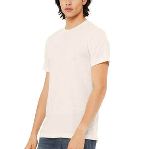 NEXT Level Apparel เสื้อยืดคอกลมแขนสั้นสำหรับผู้ชาย, เสื้อยืดคอกลมทรงพอดีตัวทำจาก100% คอมบ์สามส่วนเสื้อยืดแขนสั้น - Product Image 2