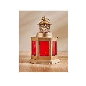 Lanterne à bougie en métal suspendue de concepteur marocain de haute qualité pour l'intérieur de la maison et les décorations de fête de mariage - Product Image 6