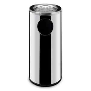Bidone per Rifiuti HENDI 33L con Posacenere 240x(H)660mm Dimensioni Comode per Posacenere e Contenimento Rifiuti - Product Image 1