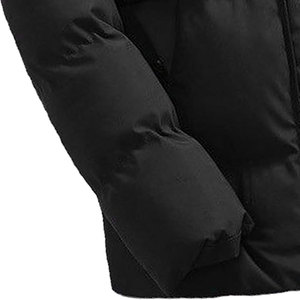 Veste d'hiver matelassée pour homme, doudoune épaisse, veste isolante et coupe-vent avec capuche amovible - Product Image 4