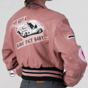 Chaquetas Bomber Unisex Personalizadas de Alta Calidad en Poliéster/Algodón, Estilo Universitario Informal para Invierno con Chenilla en la Parte Delantera - Product Image 2