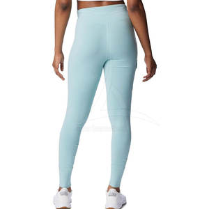 Leggings de yoga professionnels pour femmes, haute qualité, taille élastique, uni, léger, respirant, longueur intégrale, personnalisable, fitness - Product Image 2