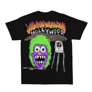 เสื้อยืดแขนสั้นผ้าฝ้ายผสมใยไผ่คุณภาพสูง ระบายอากาศได้ดี เป็นมิตรกับสิ่งแวดล้อม สไตล์ไฮสตรีท แห้งเร็ว สำหรับผู้ชาย - Product Image 5