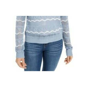 Felpa con Cappuccio Ultra Flirt per Ragazze, Taglia Grande, Blu Navy, in Maglia Pointelle, Traspirante, Stile Casual, Tessuto Stampato - Product Image 2