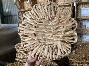 แผ่นรองน้ำผักตบชวาทรงสี่เหลี่ยมผืนผ้าทำด้วยมือธรรมชาติเป็นมิตรกับสิ่งแวดล้อมใช้ในครัวเรือนโรงแรมรีสอร์ทผลิตจากเวียดนาม - Product Image 5