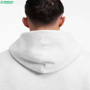 Sweat-shirts à capuche zippés unisexes personnalisés en gros, grammage lourd, 100% coton molletonné/éponge française, séchage rapide, respirant, teint uni - Product Image 5