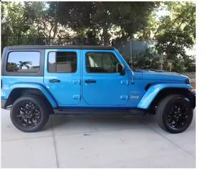 Super Clean 2024 Autos Usados 4xe Sahara 4WD RHD/LHD Interior de Cuero Oscuro de Alta Calidad Transmisión Automática de 6 Velocidades Híbrido 8 - Product Image 3