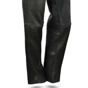 Chaps en cuir de haute qualité, imperméables, coupe-vent, pour l'hiver, avec vestes de moto en polyester légères, fabriquées en usine. - Product Image 5