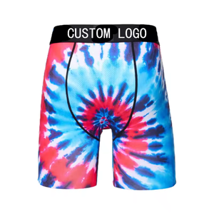 Gran oferta, ropa interior de grafiti por sublimación de pierna larga, calzoncillos bóxer para hombre, calzoncillos de diseño personalizado, pantalones cortos de Fitness para hombre - Product Image 4