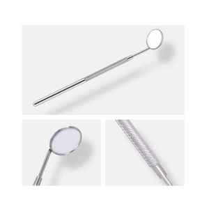 Kit de détartreur de dents dentaires en acier inoxydable 5 pièces loupes miroir détartreur équipement de dents de soins bucco-dentaires Kit de nettoyage des dents vente en gros - Product Image 5