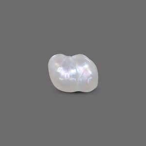 Perle de Basra 6,59 carats, perle d'eau douce blanche naturelle, perle en vrac pour la fabrication de bijoux et la création de bijoux - Product Image 2