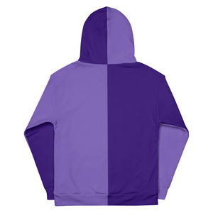 เสื้อฮู้ดดี้ผู้ชายผ้าฝ้ายฟลีซ 100% แขนยาวทรงโอเวอร์ไซส์สำหรับฤดูหนาว ลายบล็อกสี สไตล์สตรีทแวร์ รับผลิตตามแบบ - Product Image 2