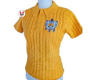 Sigma Gamma Rho Sorority Embroidery Women Acrylic Cardigan | SGR Sorority Embroidered Ladies Greek Knitted Greek Acrylic <b>Sweater</b> - Product Image 4