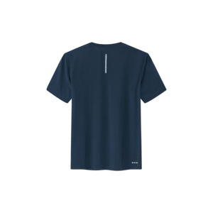 Camiseta ERKE para Hombre, 100% Algodón Orgánico, Cuello Redondo, Color Azul Niebla Oscuro, Tejido Grueso y Estampado Comprimido 11225202059-604 - Product Image 2