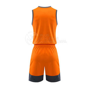 Ensemble d'uniformes de basket-ball respirant hommes maillot sans manches à séchage rapide et short assorti maillot et short de basket-ball - Product Image 2