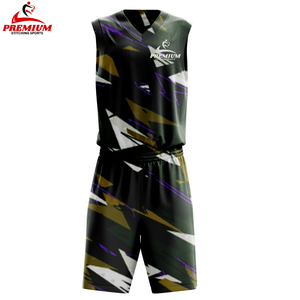 Nouveaux uniformes de basket-ball de qualité supérieure Ensembles d'uniformes de basket-ball pour adultes et enfants personnalisables nouvellement conçus - Product Image 3
