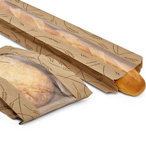 ถุงเก็บขนมปังแบบมีหน้าต่างคราฟท์เพื่อการมองเห็นที่สะดวก - Product Image 3