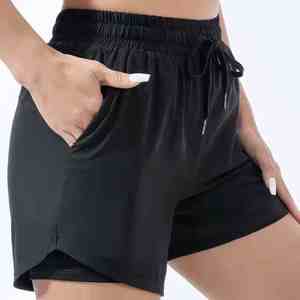 Gran oferta de pantalones cortos de Yoga para mujer, pantalones cortos de entrenamiento de cintura alta, Fitness, Yoga, levantamiento de glúteos, Fitness, Yoga, gimnasio, correr, ropa deportiva 2025 - Product Image 2