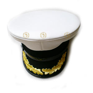 Customization Flat Top Officer <b>Cap</b> Captain Uniform <b>Caps</b> Hats - Product Image 1