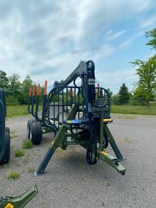 Affordable Forestry Log Trailer with Timber Crane Engine Pump Gear and Bearing Core Components for Retail Industries - Product Image 4