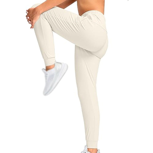 Custom OEM Design New Trendy <b>Women's</b> Joggers Winter Casual Sweatpants with Flat Front Style and Pockets Fashionable for Brands - Product Image 2