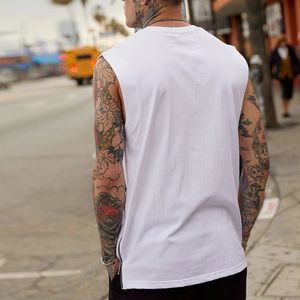 Débardeur de voyage sans manches en coton pour garçon, débardeur de sport pour hommes, musculation, fitness, course à pied, logo personnalisé - Product Image 6