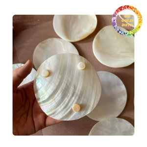 Unique polished mother of pearl shell plate | Eco-friendly handmade seashell dish for home decor | Viet Nam origin - Product Image 3