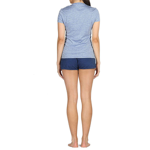 Camiseta de algodón 100% para mujer, superventas, ecológica, de alta calidad, transpirable, de manga larga, holgada, de Color sólido - Product Image 4