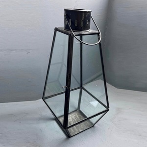 <b>Lantern</b> <b>candle</b> <b>lantern</b> decorative and unique design glass and metal - Product Image 1