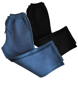 Conjunto de Sudadera con Capucha y Pantalones Deportivos Extra Grandes de Invierno para Hombre, Unisex, de Alta Calidad, 100% Algodón, Felpa, Absorbente de Humedad y Transpirable - Product Image 6