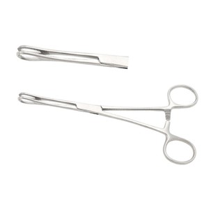 Pince de maintien éponge Forester 14cm droite manuelle en acier inoxydable MEDZORA SURGICAL - Product Image 1
