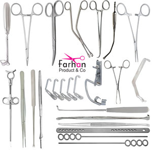 ชุดเครื่องมือผ่าตัด thoracotomy ชุดเครื่องมือผ่าตัดพื้นฐานทางการแพทย์ - Product Image 1